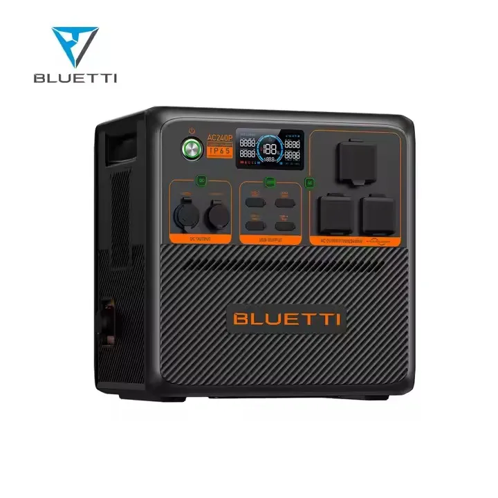 BLUETTI AC240P 2400 Вт мощный портативный резервный аккумулятор генератор для аварийных ситуаций емкость 45 А