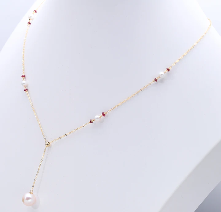 fashion pearl necklace jewelry18k gold jewelryfreshwater pearl necklace