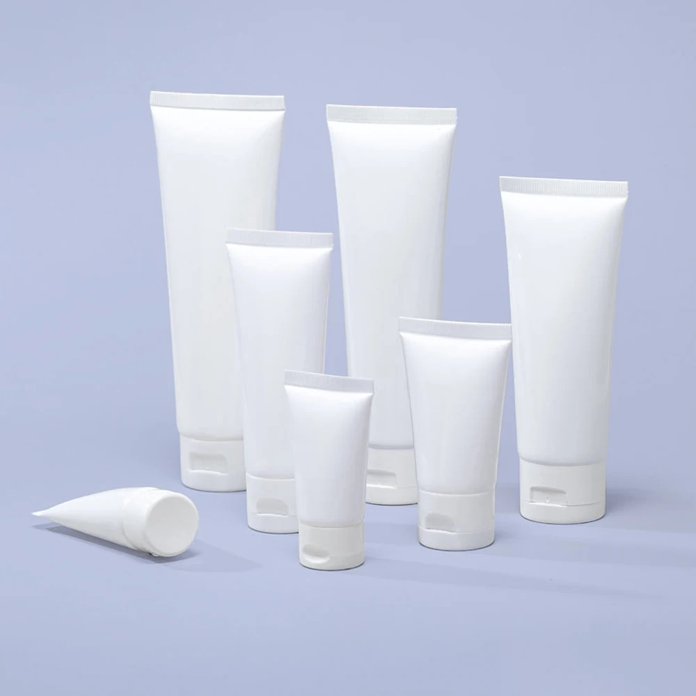 Custom LOGO Empty Soft Plastic PE Tubes Hand Cream Face Wash Lotion Essential Oil and Cosmetic Squeeze Tube Packaging