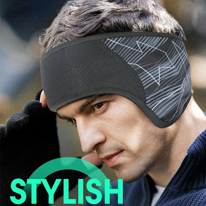 Wholesale Ski Motorcycle Unisex Windproof Logo Running Headband Sport Winter Ear Warmer Headband Custom for Women  for Cold