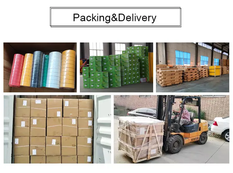 colorful flame retardant raw material manufacturer 10 m tube 2mm thick pvc bondage green adhesive electrical insulation tape