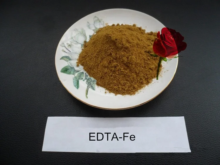 Chelated Fertilizer Water Soluble EDTA Fe 13% Organic Fertilizer edta fe