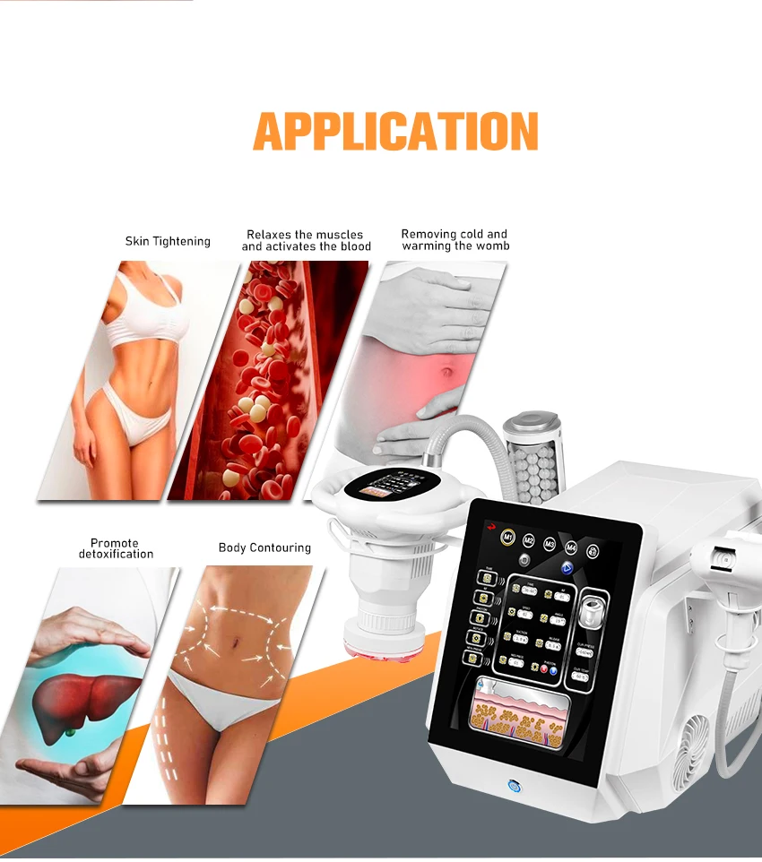 Vacuum Rotating Vacuum RF Wrinkle Remover Anti Cellulite Negative Pressure Ultrasound Fat Cavitation Lipo Laser  Machine