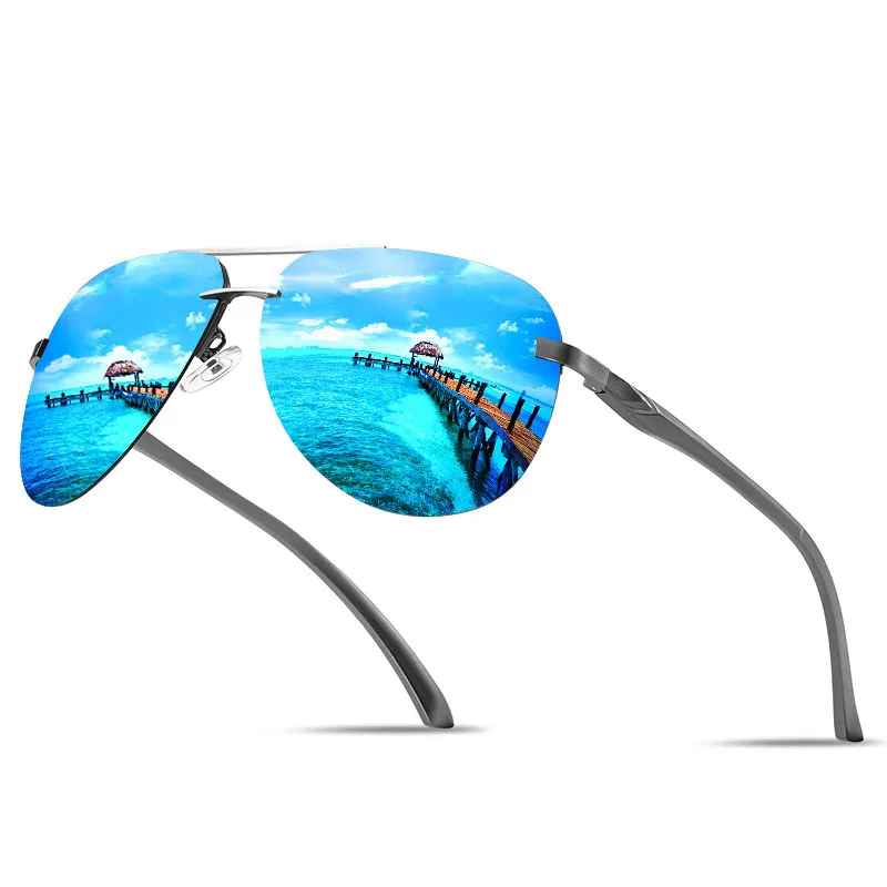 New Arrivals High Quality Bike Outdoor Polarized Travel Fishing Driving Sun Glasses Sports Rimless Men Custom Logo Sunglasses