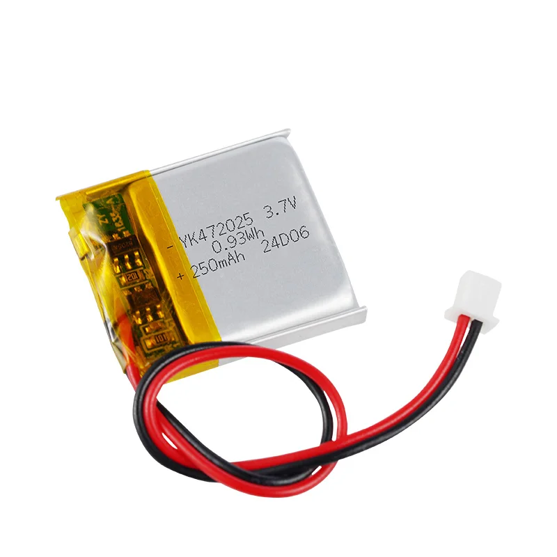Небольшой 472025 250 мАч Lipo перезаряжаемая Gps длинная батарея 3 7 В полимерная литиевая