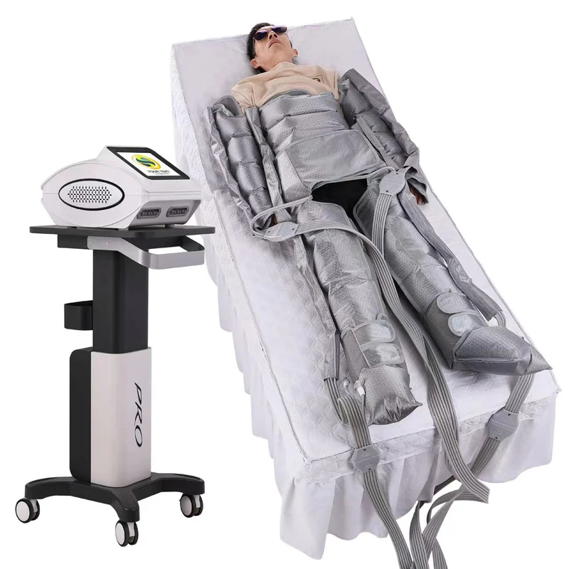 Hot selling air pressure therapy arm massage suit 24 channel full body slimming pressotherapy coat