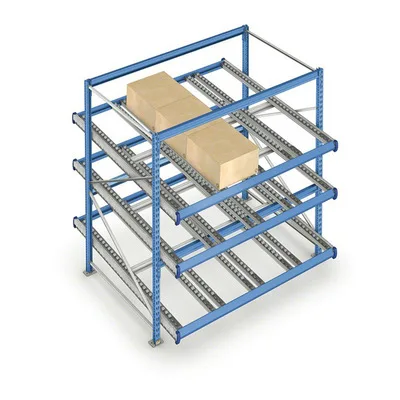 Workshop fluent shelf electronic factory special multifunctional roller sliding fluent shelf with castor sliding shelf