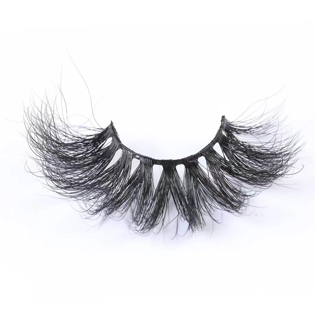 New 25mm 3D Colorful Handmade Faux Mink Eyelashes Makeup Trend Eyelash Extension Kits for Party Starters