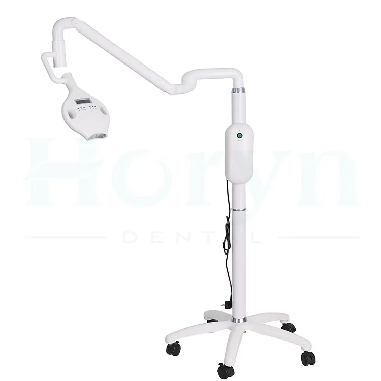 
Rotation Arm Portable Laser LED Lamp Dental Teeth Whitening Light Machine With Wheels 