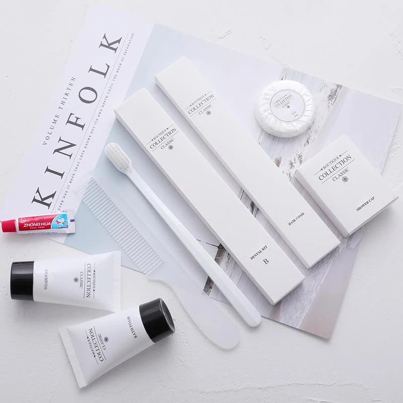 Luxury 5 Star Hotel Amenities Set Shaving Kit Bathroom Amenities Wholesale