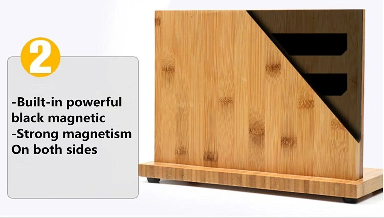 Bamboo Magnetic Knife Holder