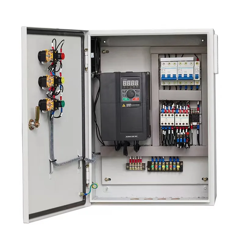 Factory supply 0.75KW~18.5KW constant pressure water supply control box VFD variable frequency control cabinet distribution box