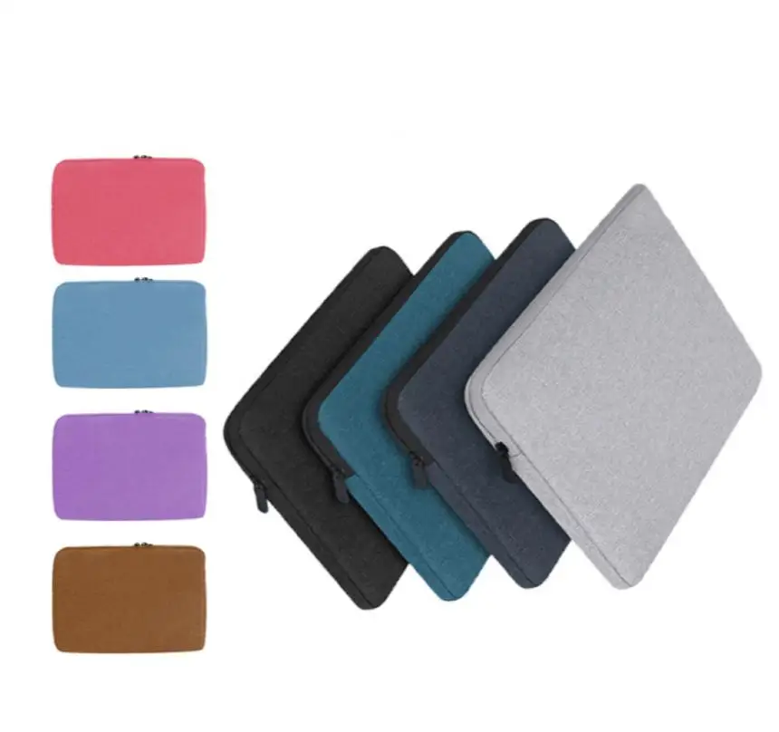 High Quality OEM Portable Laptop Pouch Tas Case Sleeve Cheap Thick 13 15 17 Inch Lap Top for Apple Mac Macbook
