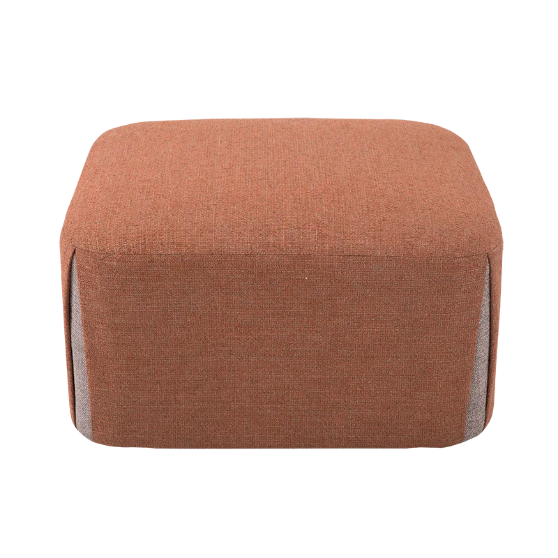 Home Furniture Fabric Modern Stool Pouf Ottoman Square Foot Stool For Living Room