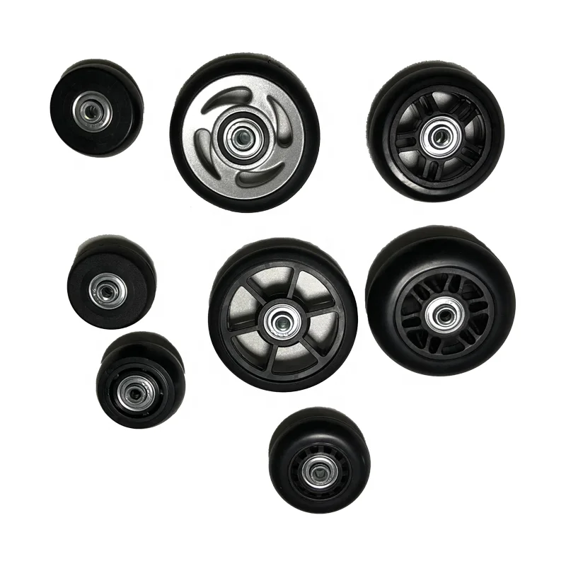 Luggage Suitcase Wheels Replacement Abs Plastic Bag Luggage Plastic Pvc Piping Chord Plastic Axles Repair 40MM 50MM 80MM 20m