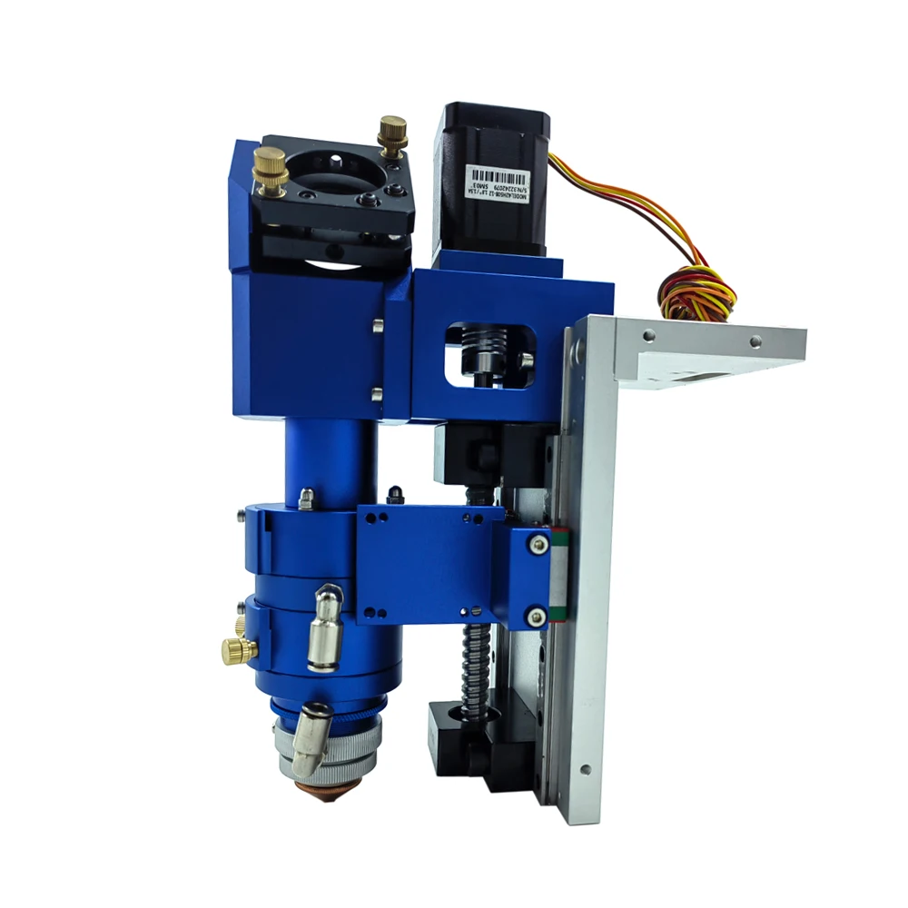 Black Auto Focus CO2 Laser Cutting Head Set And LFS-AM-T43 RD6332M Laser Controller For Metal And Non Metal Material Cutting