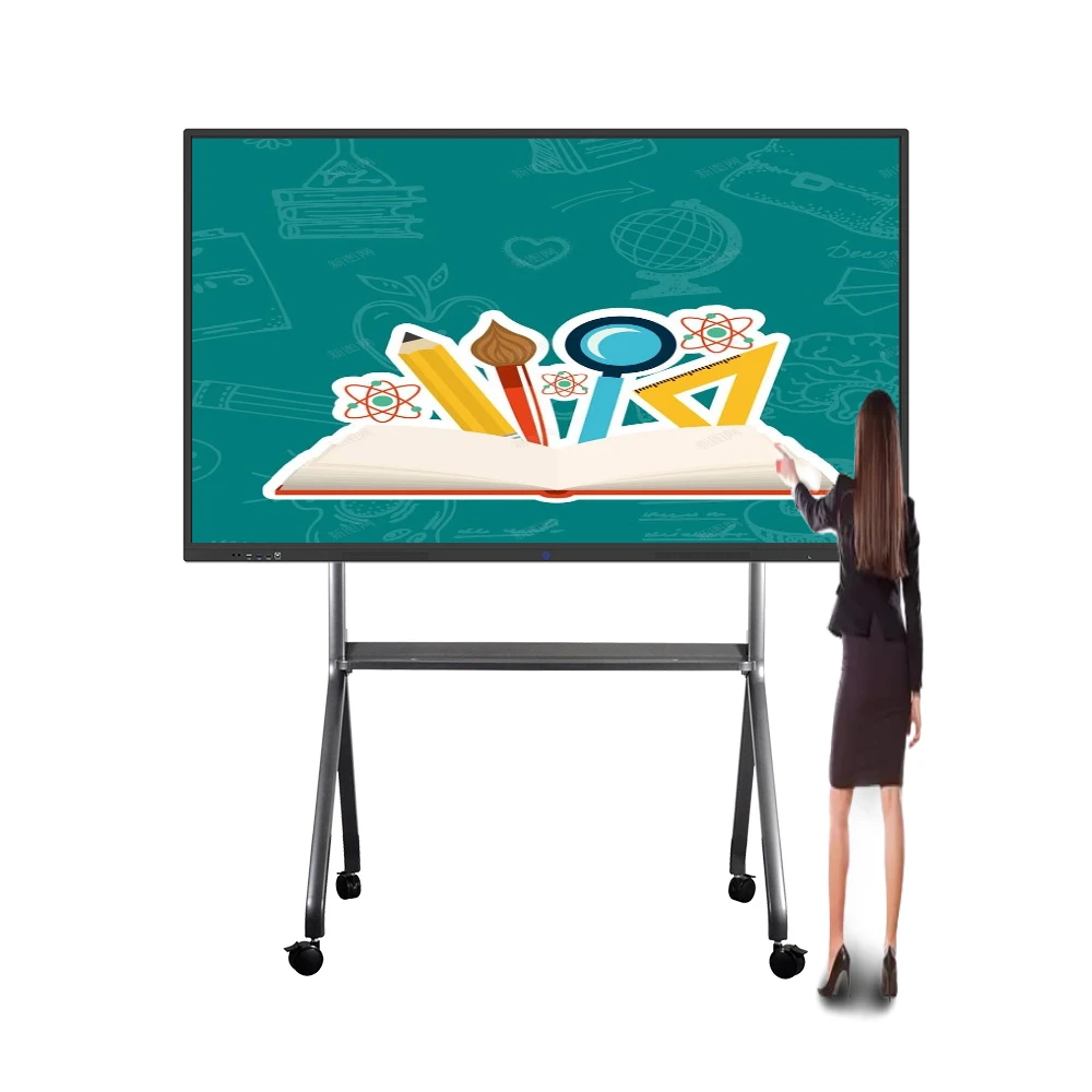 Factory Supply 65 inch Infrared Touch Screen Anti-Glare Cheap Smart Board for Classroom Conference Room Use