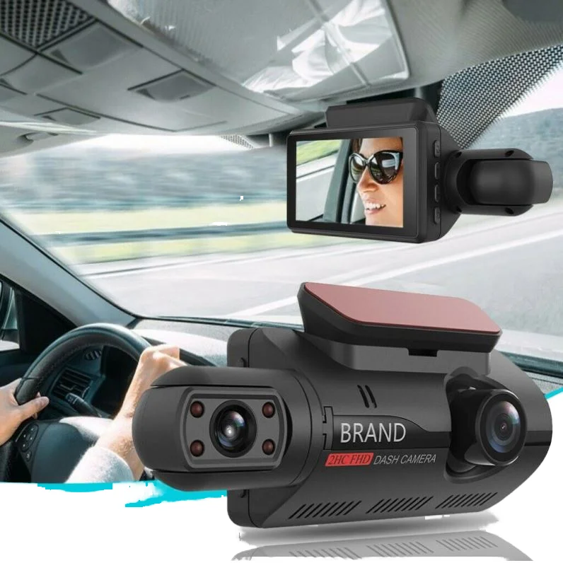 WiFi Car DVR Video Recorder with Dual HD 1080P Front & Rear Cameras 2 Lenses Wide Angle Night Vision Dash Cam