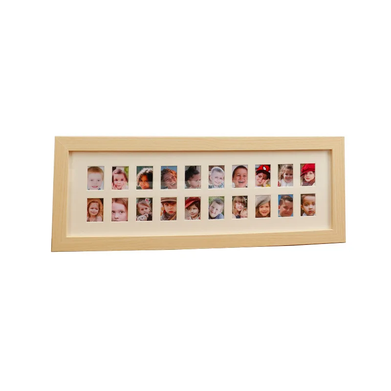 Child ID photo school time growth record picture frame wholesale baby commemorative child one inch registration picture frame