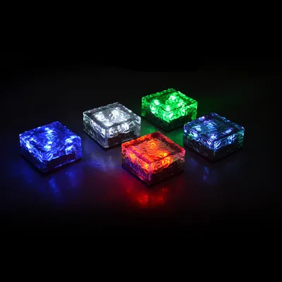 RGB Solar LED Lighting Waterproof Brick Lawn Light For