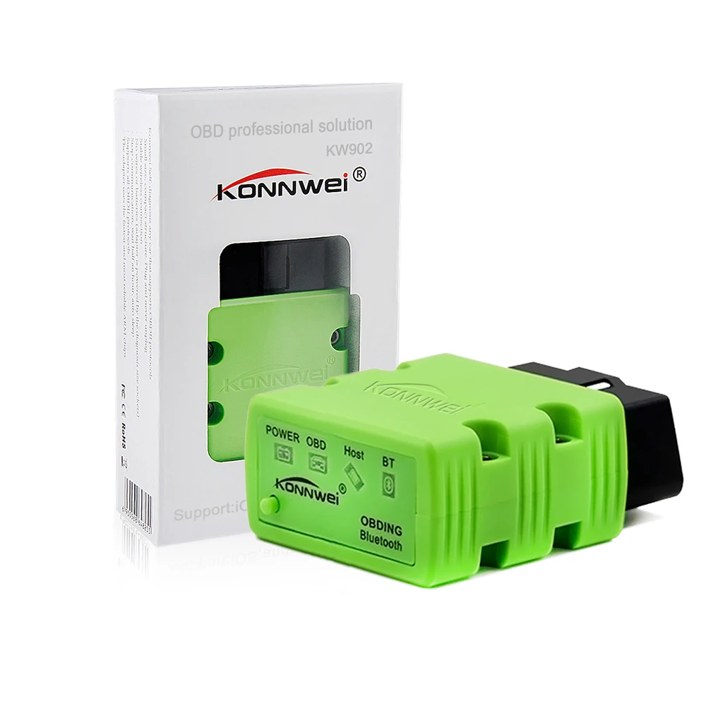 Car Code Reader  BT 3.0 OBD2 Diagnostic Scanner ELM327 Tool OBD2 Mini KW902 for Android for IOS Diagnostic Scanner