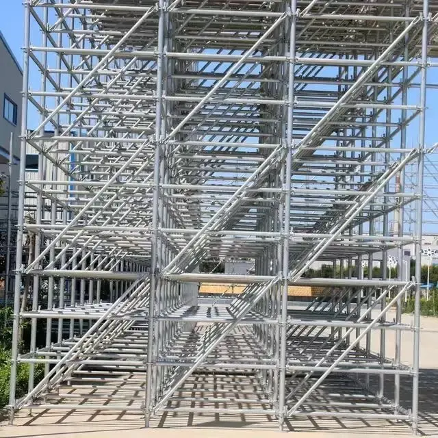 Professional High Quality Ringlock Steel Scaffolding for Hotel Construction for Andamios Echaffaudage Ring Lock Scaffoldings