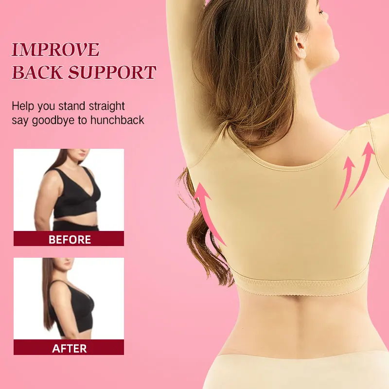 Accessory axillary breastgather towards the chest arm shapewear Effectively supports the chest  Arm shaper for lipo post surgery
