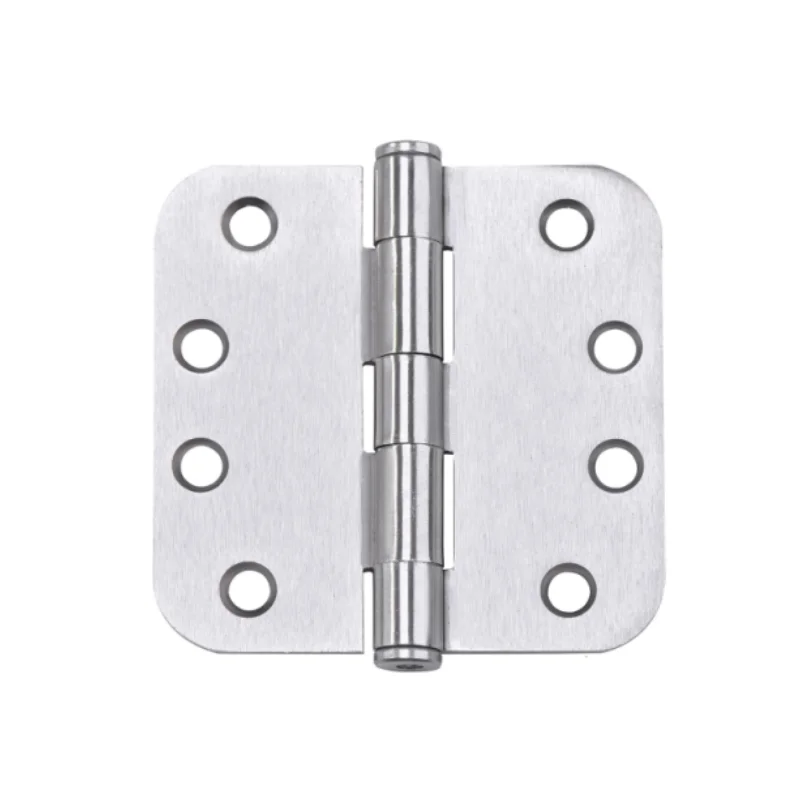 Best-Selling Custom Logo 5/8 Radius Brushed Nickel Hinges Corrosion Resistance Hydraulic Door Hinge Stainless Steel