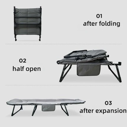 High-end comfortable folding beds portable modern european sofa bed for home office lunch break foldable portable bed