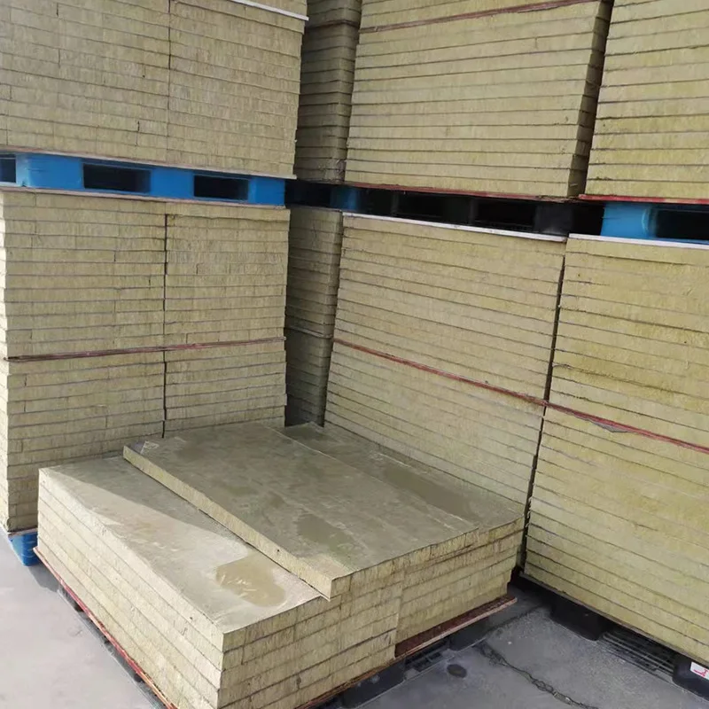 50mm thermal isolation rock wool board aislante termico pared acoustic wall panel soundproof