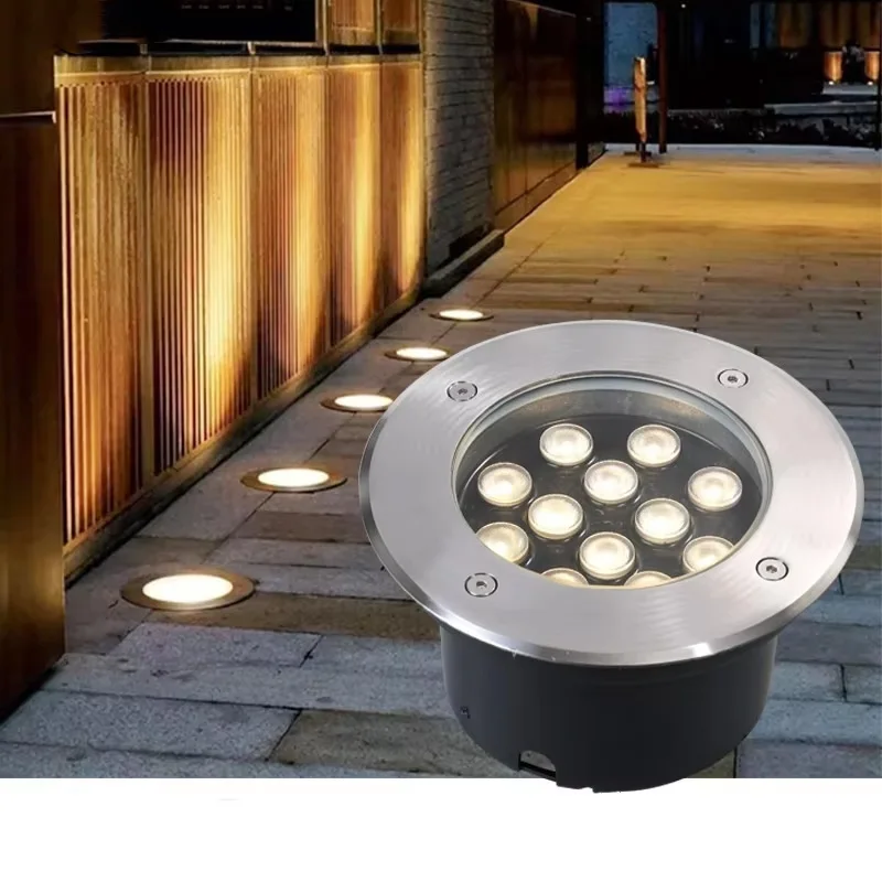 Honeycomb Frameless Mini Led Inground Light 12V 24W Outdoor Ground Buried Led Stage Underground Light IP67 Price