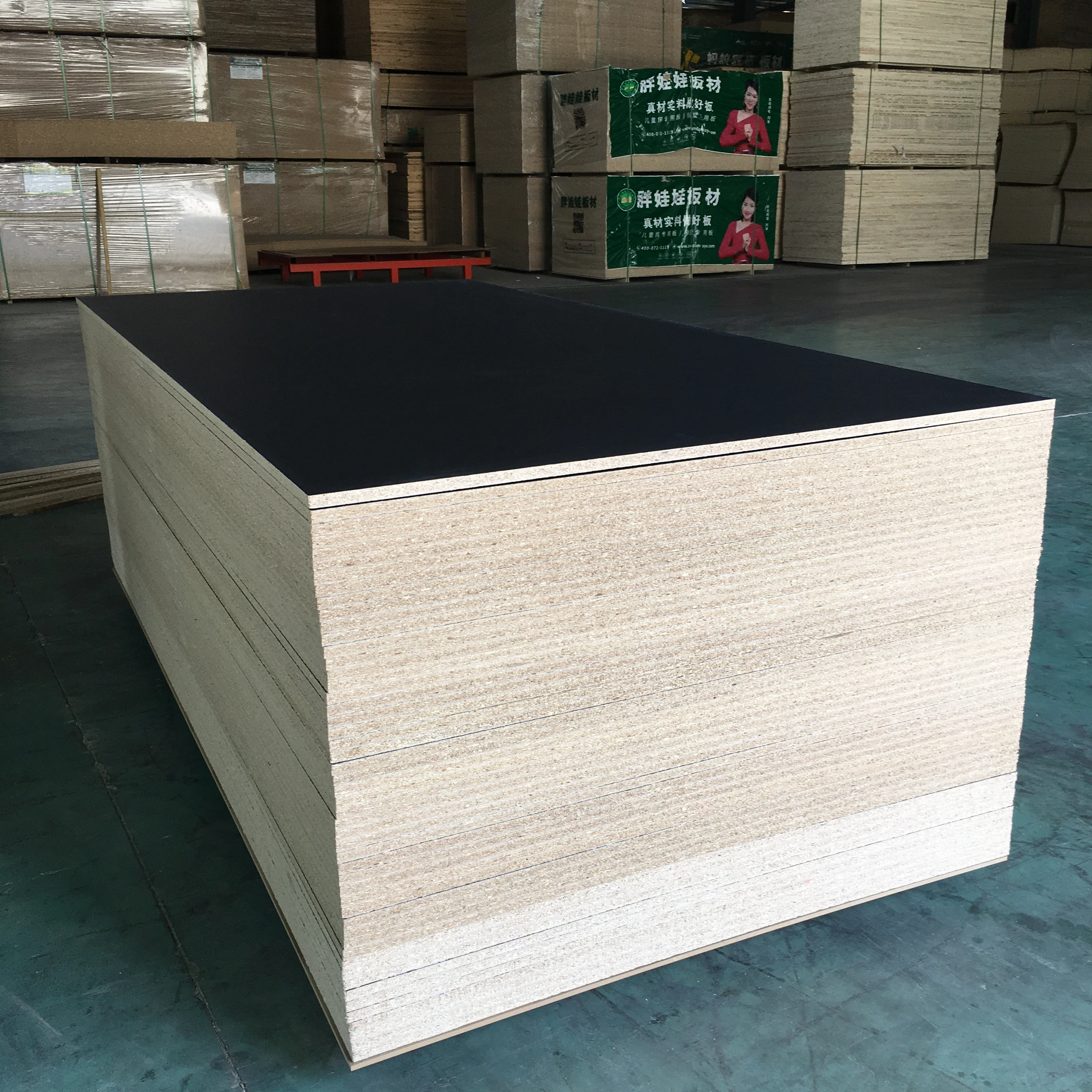 4x8 18mm High Quality Wholesale best price chipboard melamine sheets melamine faced particle board/chipboard from China