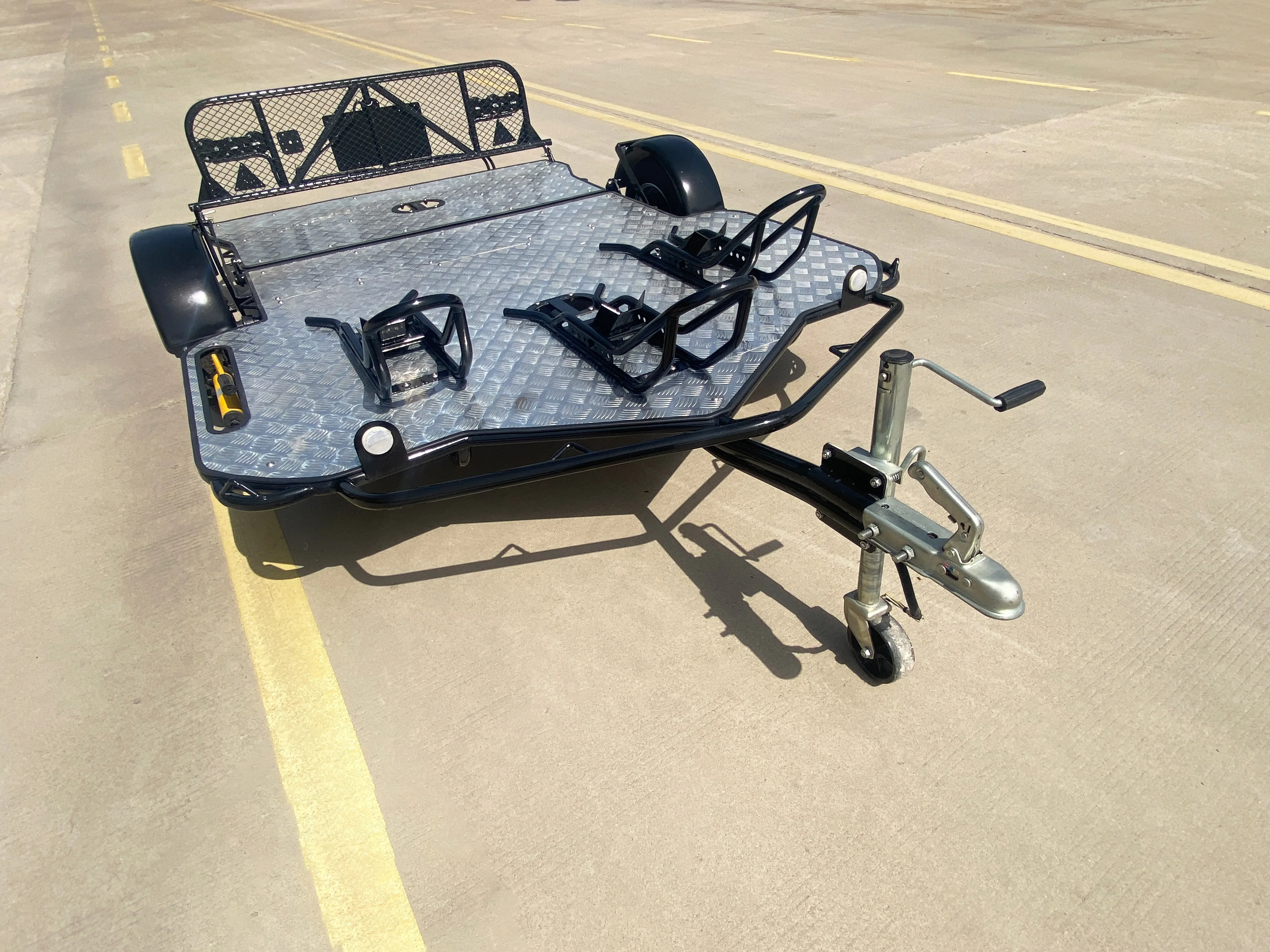 Motorcycle & ATV Trailer for Convenient Storage of Motorcycles and ATVs