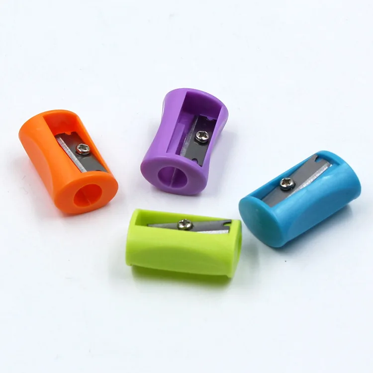 2023 Новые товары канцелярские мини-точилка для карандашей металлический пластиковый инструмент заточки стационарный студентов