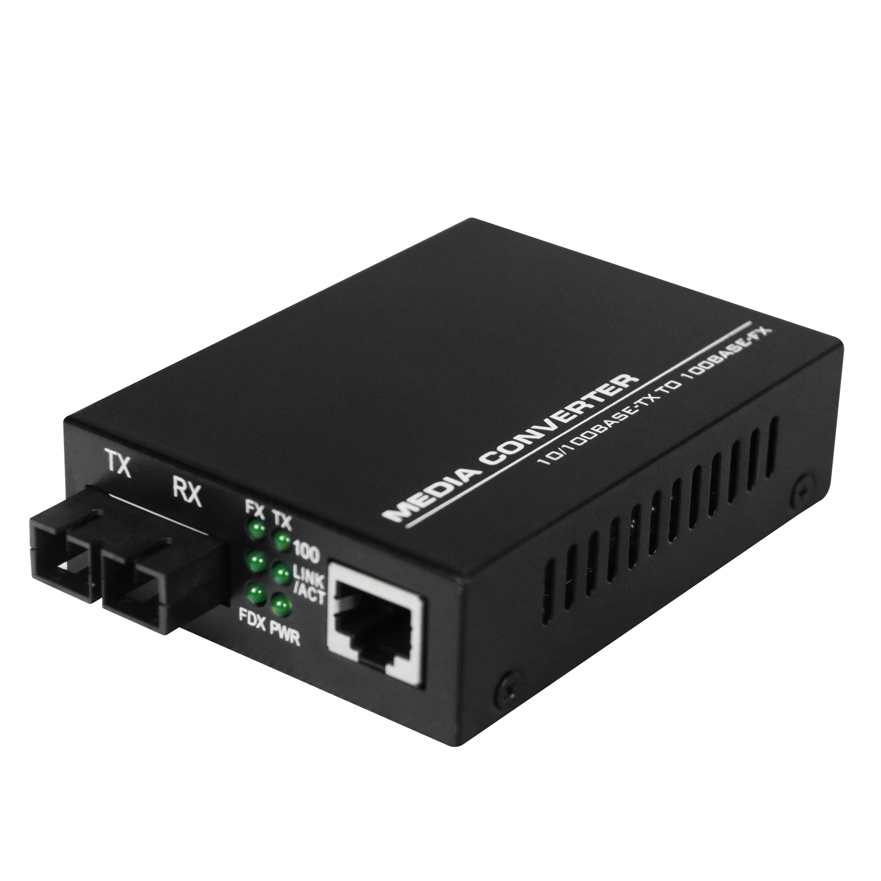  Медиаконвертер Ethernet-Волоконный конвертер 10/100base-tx-100base-fx волоконные