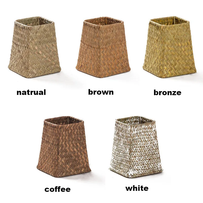 Морден ручная ваза из натуральной травы ручная работа вазель для водорослей ручная тканая корзина для подачи на стол