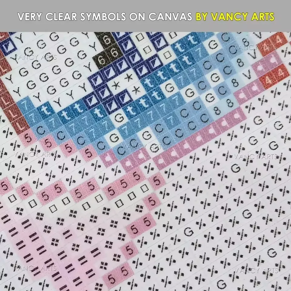 VANCY ARTS DIY Diamond Painting Kit for Adults Beauty Girls Full Drill Crystal Rhinestone Embroidery Cross Stitch Craft