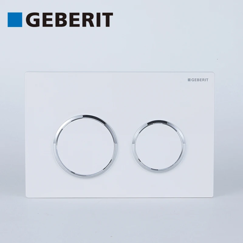 Kappa21 White Button Plate For Concealed Cistern In-wall Cistern Modern Bathroom For Wall Hung Toilet