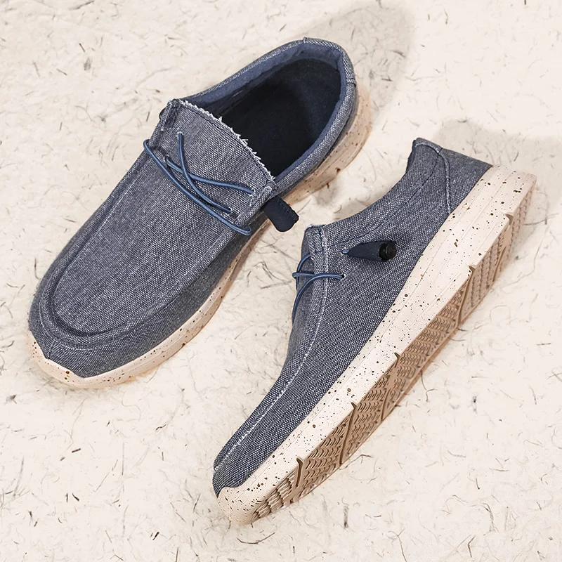 
Canvas Casual Shoes Men Plus Size 38-48 Men Loafers Fashion Canvas Shoes 