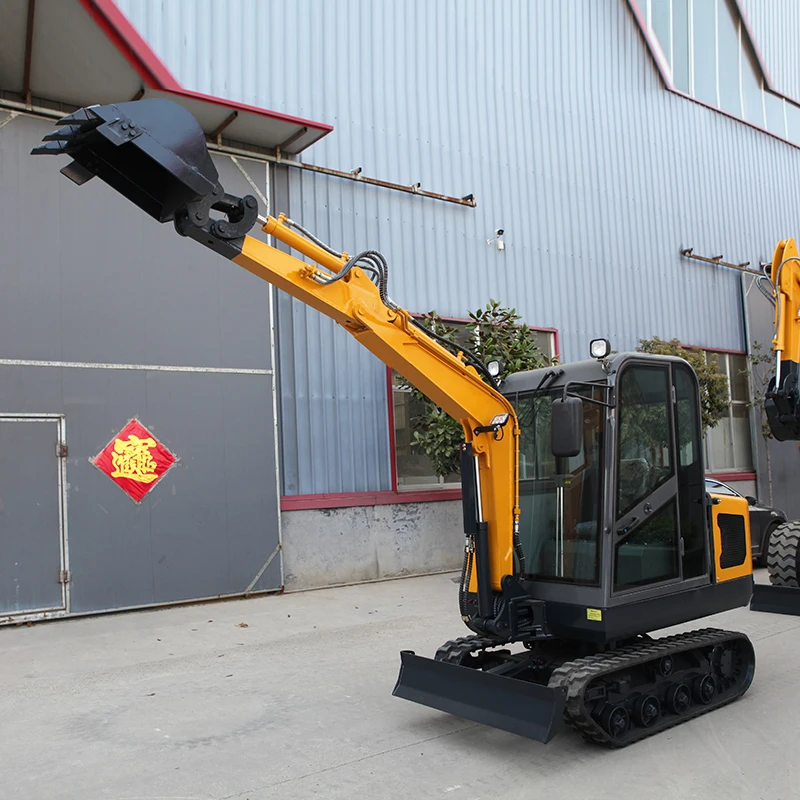 New small excavator mini bagger compact mini excavator 1 ton