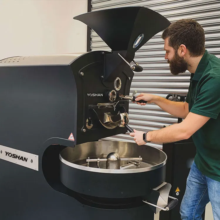 Yoshan Giesen 5kg Industrial Commercial Electric Roasted Coffee Bean Roasting Machine Tostadora de cafe Coffee Roaster for sale
