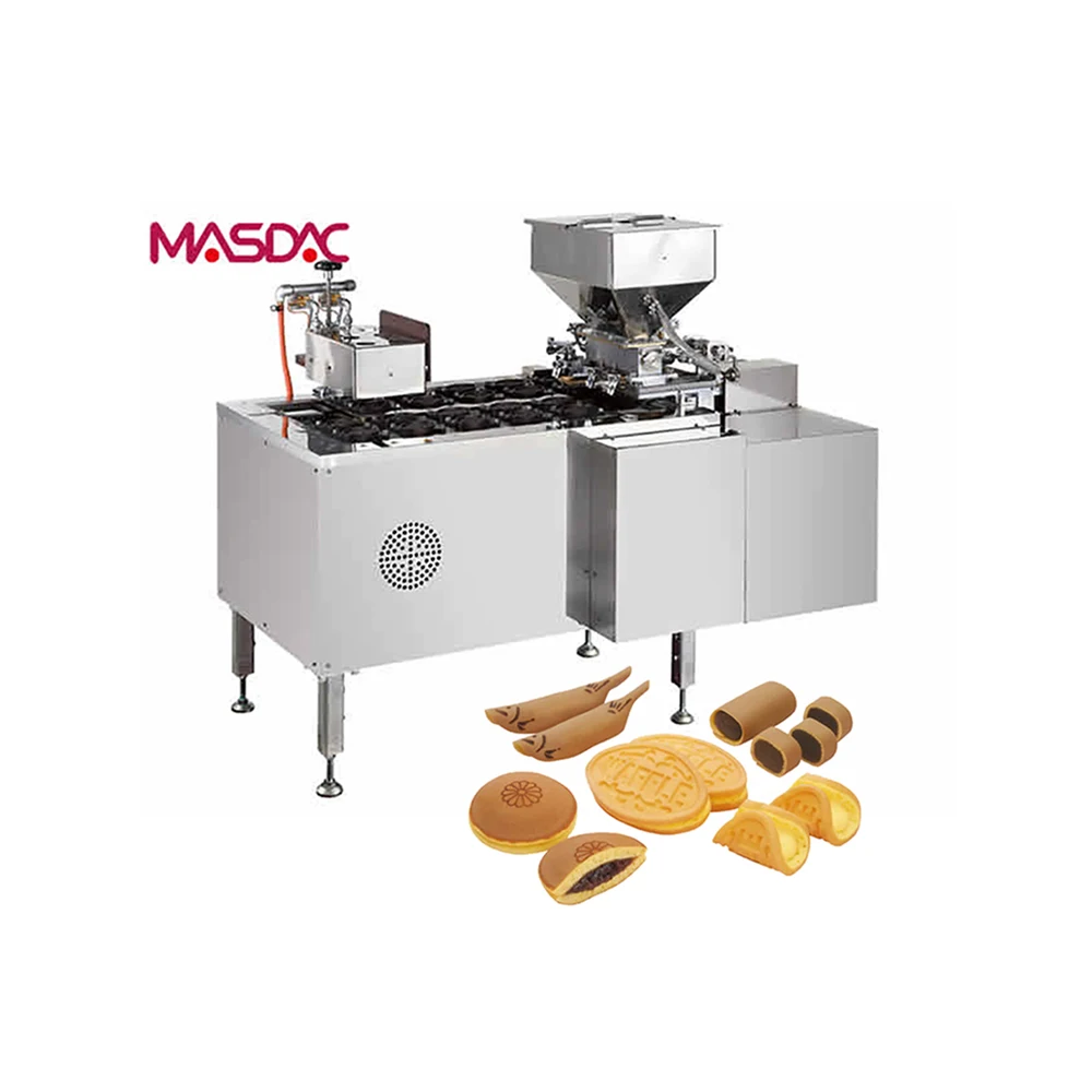 Japanese Easy Operation Dorayaki Bubble Waffle Maker Cake Bakery Production Machine