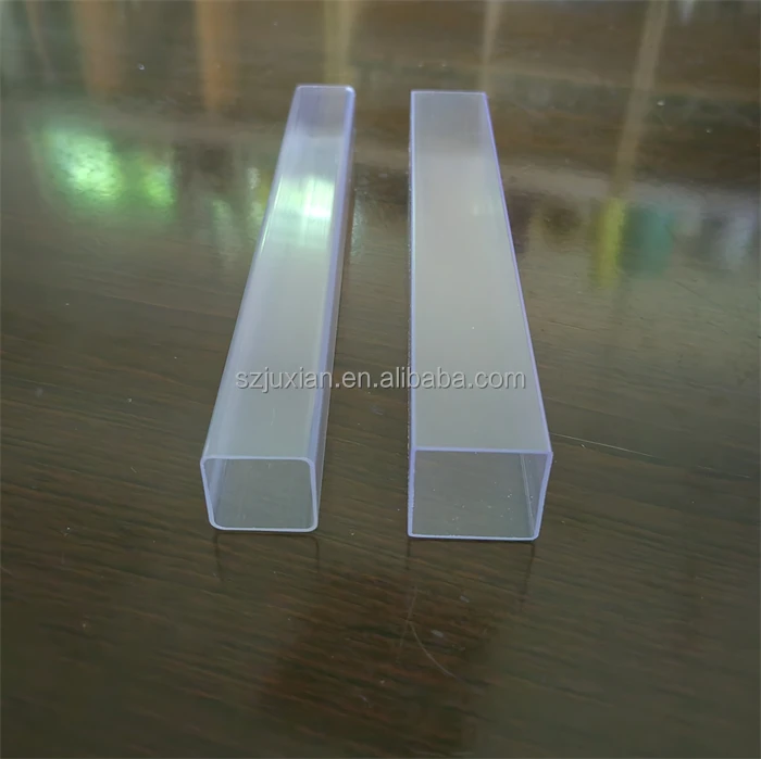 Manufacturer Supply Plastic Tubular Hollow White tubing PVC square Pipe Plastic Tubes