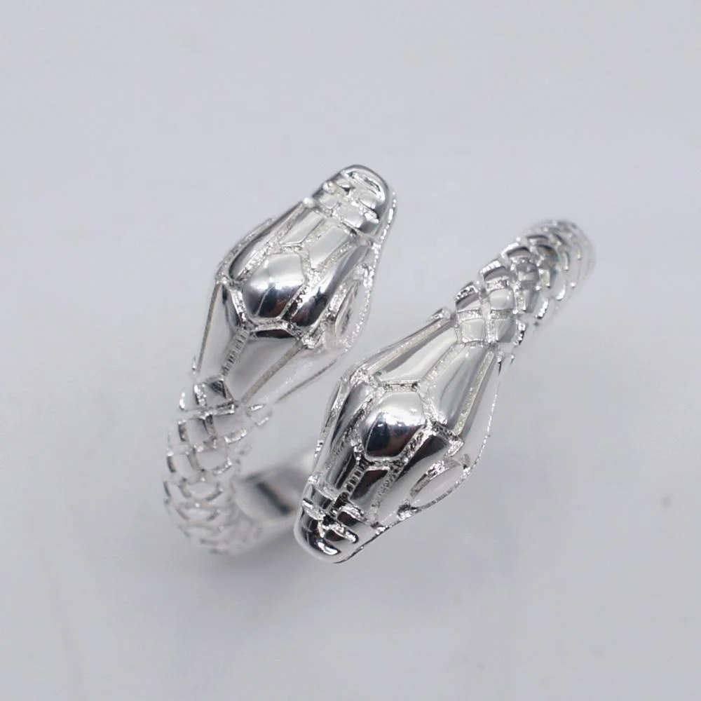 
Ring man copper gold-plated delicate serpentine adjustable ring for unisex 