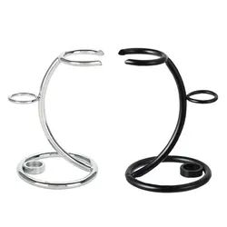 Классический безопасный Высококачественный акриловый пластиковый держатель для бритвы из нержавеющей стали, подставка для щетки для бритья