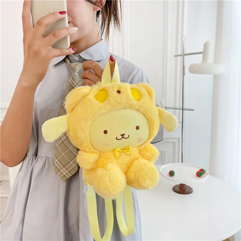 2024 Newest Hot Sale Arrive Sanrios Bag Super Soft Sanrios Cloud Bag Kuromi Cinnamoroll Melody Pudding Dog Plush Bag