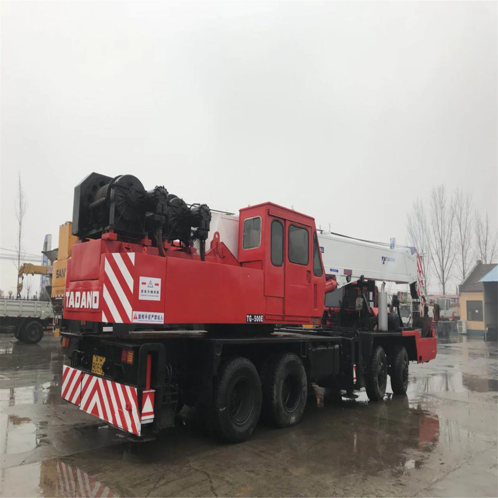 Used Good Condition Tadano TG500E 50 ton Truck Crane, Second Hand Tadano TG500E Lifting Mobile Crane for sale