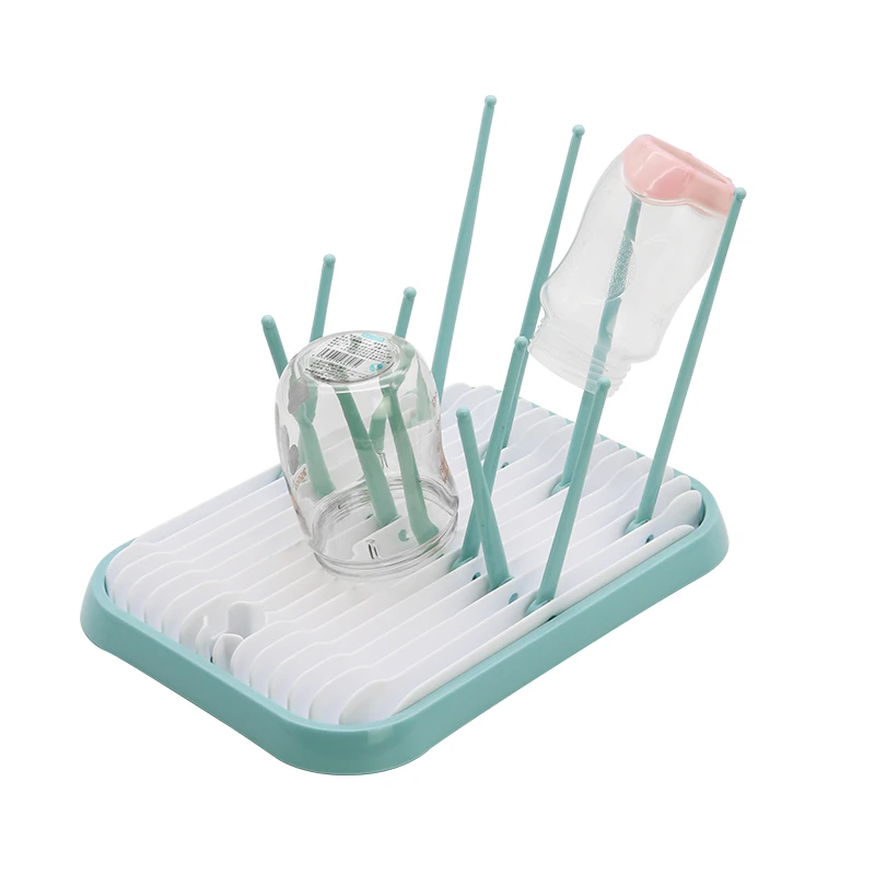 Baby bottle drying rack Bottle dryer rack green