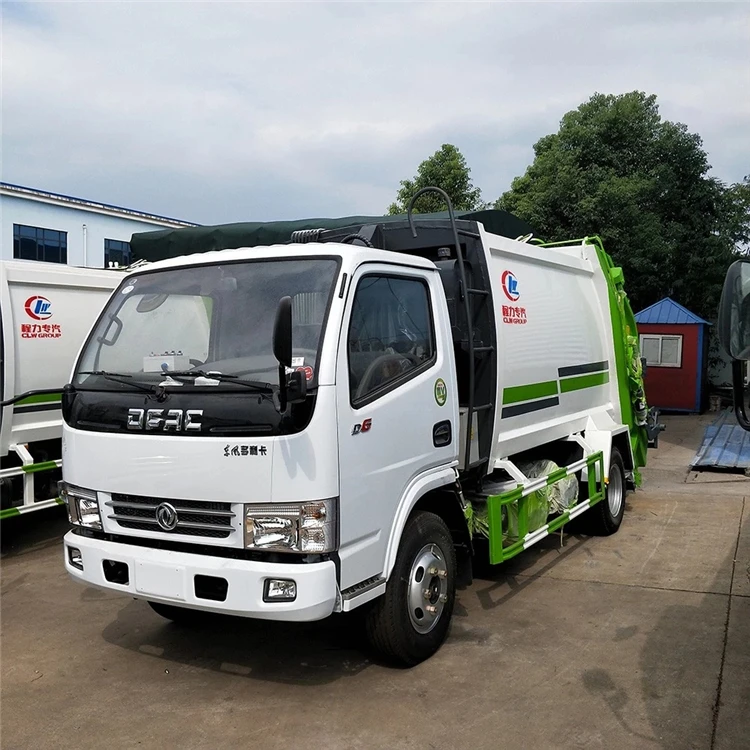 CLW Dongfeng 4x2 120hp 3 тонны уплотнитель мусора отходов транспортная тележка