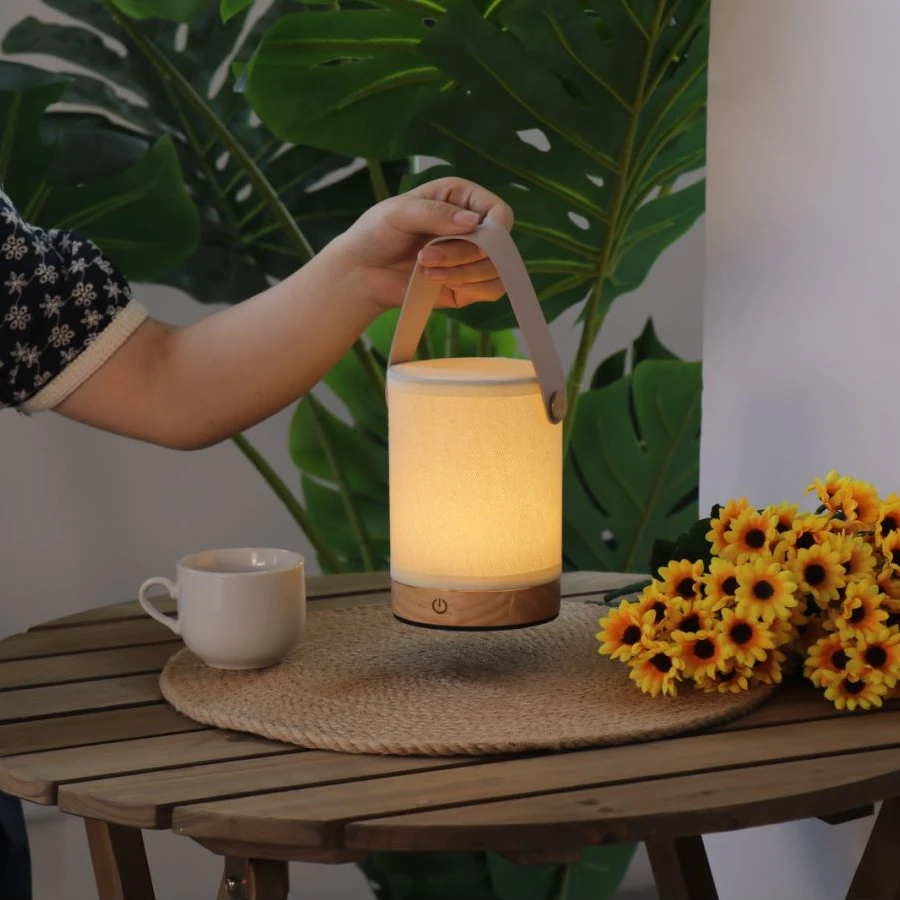 OEM ODM manufacturer modern functional 2000mAh rechargeable portable LED Touch Table night Light lamp for home or outside